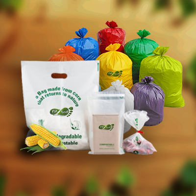 bio degradable compostable plastic courier bag